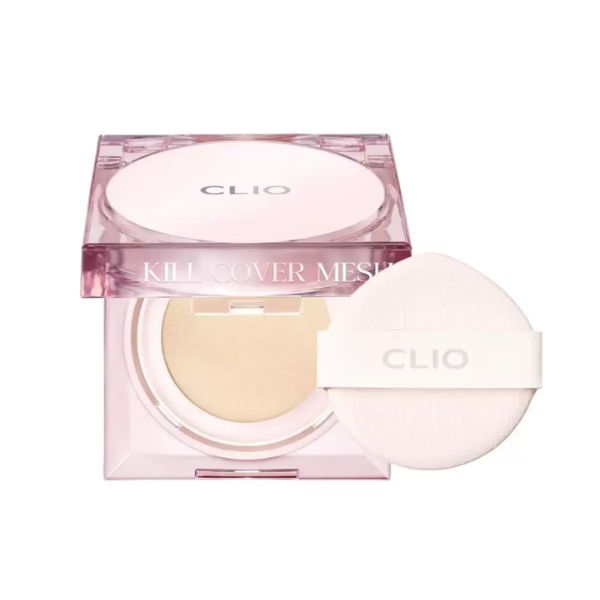 Phấn Nước CLIO Mini Kill Cover Mesh Glow SPF50+ PA++++ #2 Lingerie (Vuông Hồng Mini)