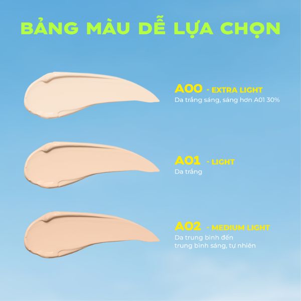 Phấn Nước Thuần Chay Kiềm Dầu Lemonade Supermatte No Makeup - A02 Medium Light