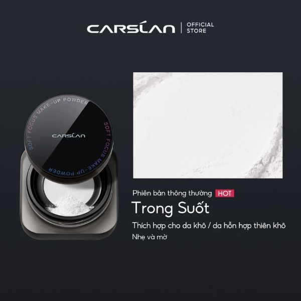 Phấn Phủ Carslan Soft Focus Make-Up Powder Dạng Bột 01 Trong Suốt