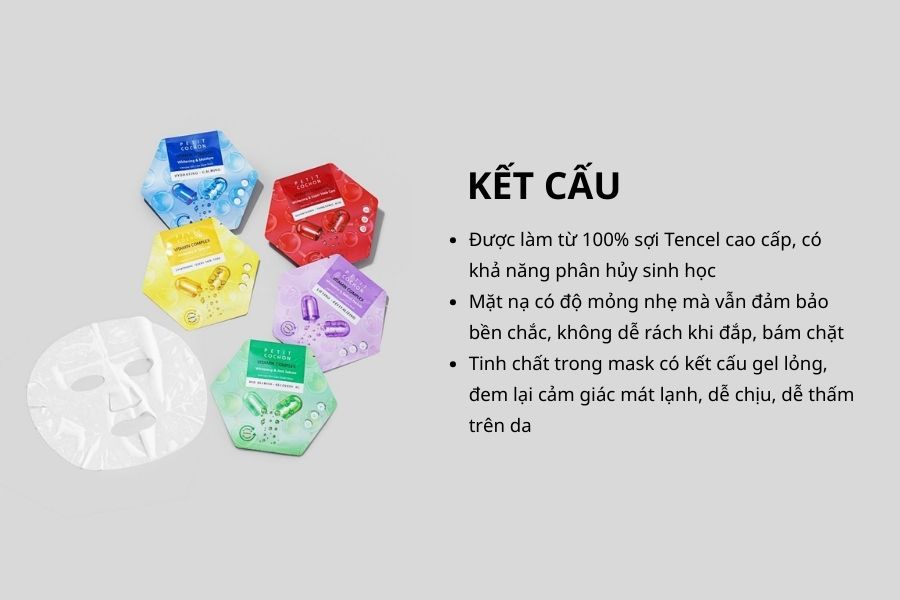 Kết cấu của Mặt Nạ Petitcochon Vitamin Complex