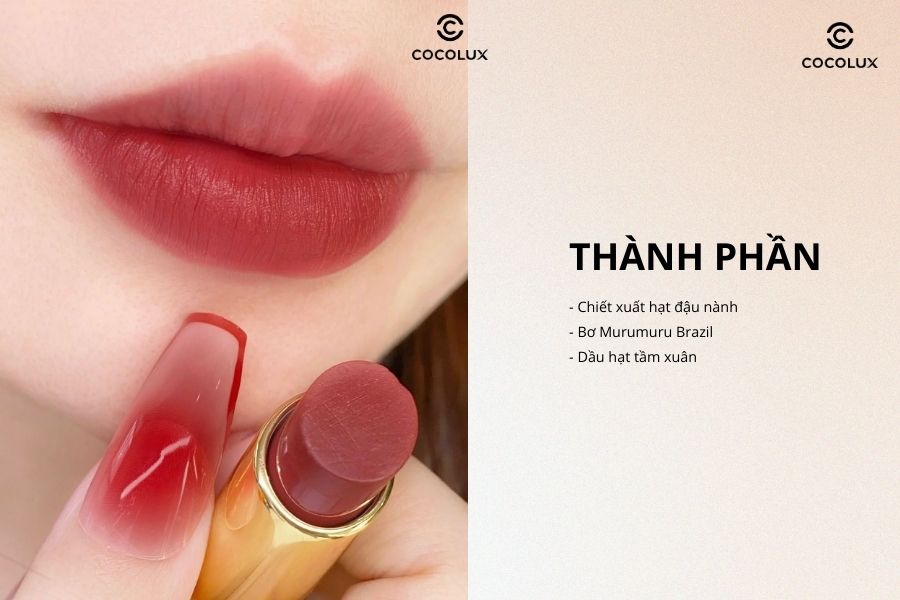 Thành phần của son Tom Fod Lip Color Satin Matte