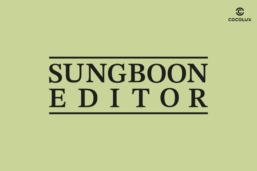 Logo thương hiệu Sungboon Editor