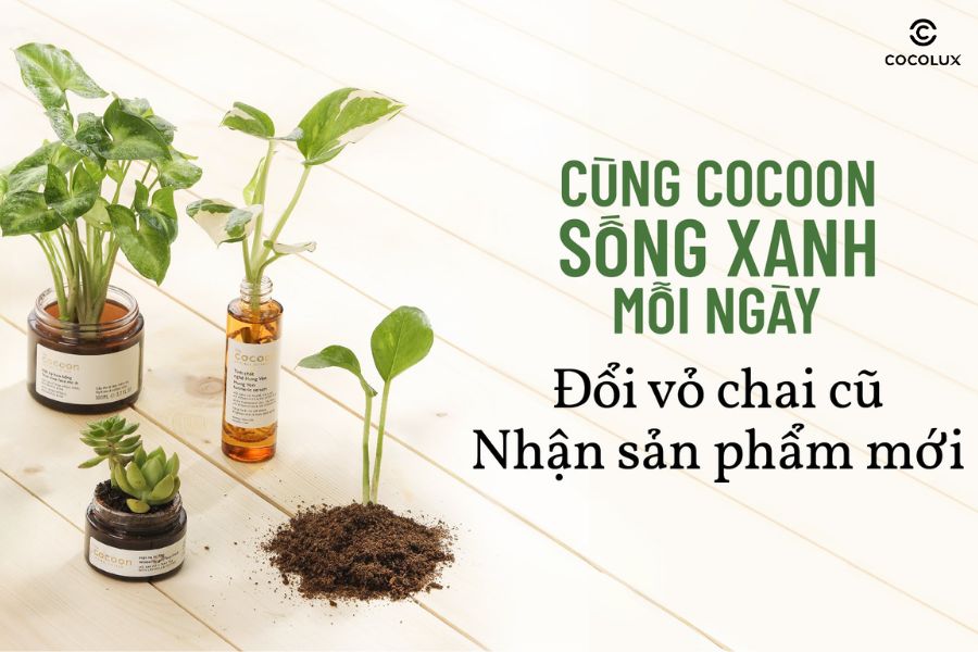 Cocoon nổi tiếng với nhiều chương tr&igrave;nh thu cũ đổi mới nhằm mục đ&iacute;nh bảo vệ m&ocirc;i trường