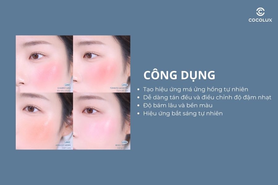 Công dụng của phấn má Dearmay Lost Ribbon Cheek Balm