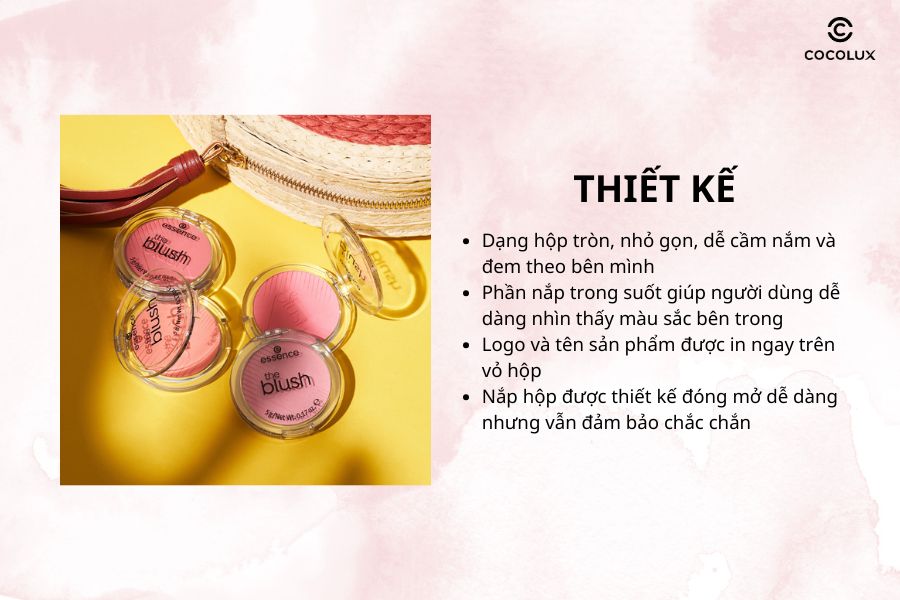 Thiết kế của phấn má Essence The Blush