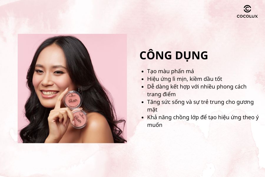 Công dụng của phấn má Essence The Blush