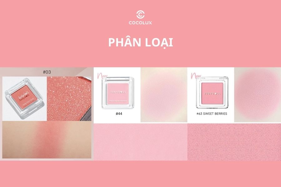 3 màu phấn má của Phấn Má Hồng Judydoll Pretty Blush Power tại Cocolux