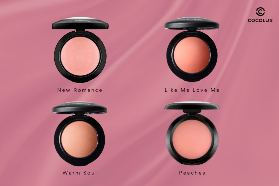 Một số màu Phấn Má Hồng Khoáng Mac Minelize Blush 3.2g