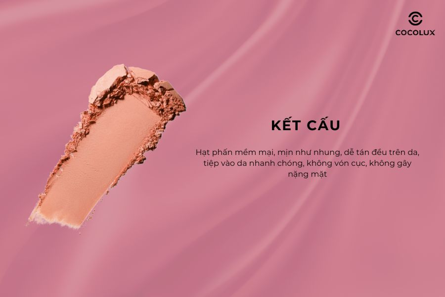 Kết cấu của Phấn Má Hồng Khoáng Mac Minelize Blush 3.2g