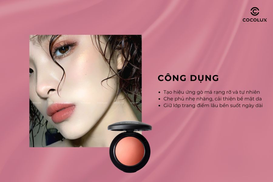 Công dụng của Phấn Má Hồng Khoáng Mac Minelize Blush 3.2g