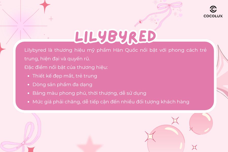 Về thương hiệu Lilybyred