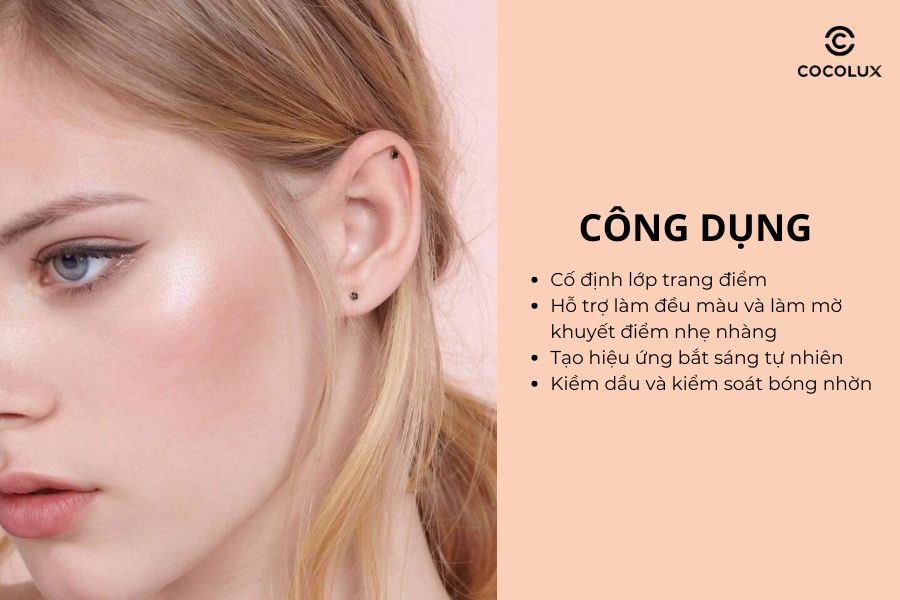 Công dụng của phấn phủ bắt sáng dạng bột Catrice Glow