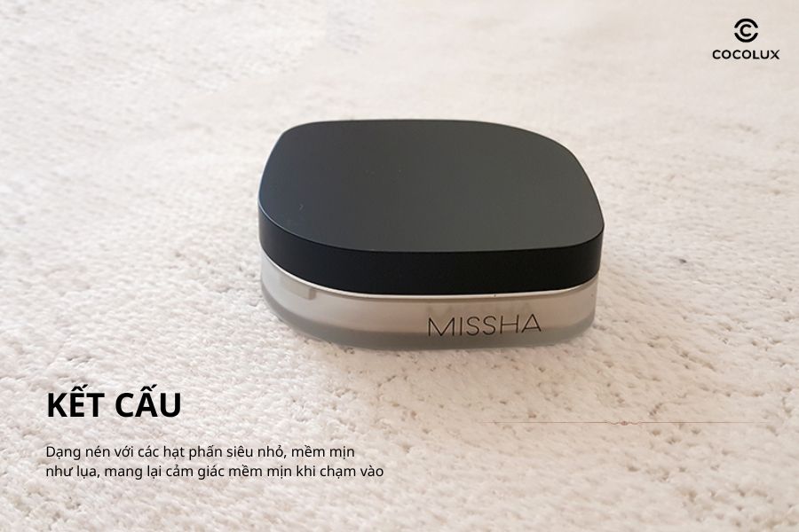 Kết cấu của phấn phủ Missha Signature Dramatic Two Way Pact