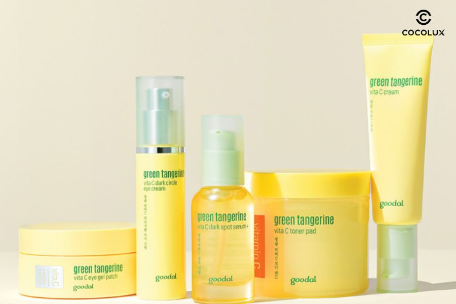 Bộ sản phẩm dưỡng da chiết xuất quýt xanh nổi tiếng của nhà Goodal