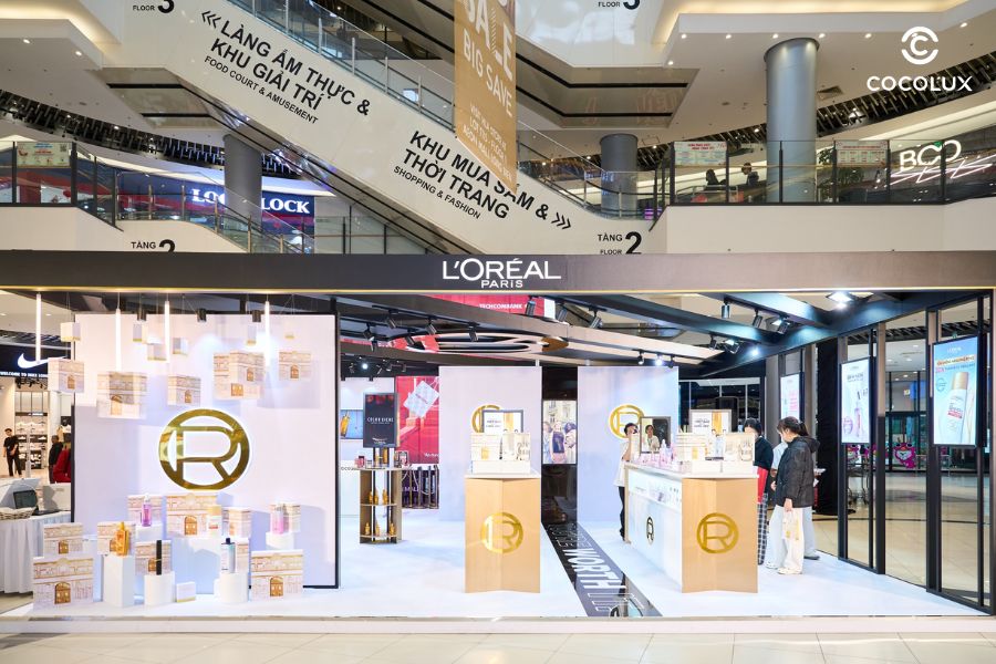 Pop Up Store &ldquo;Maison L'Or&eacute;al Paris&rdquo; do L'Or&eacute;al Paris c&ugrave;ng Cocolux phối hợp tổ chức tại Aeon Mall Long Bi&ecirc;n