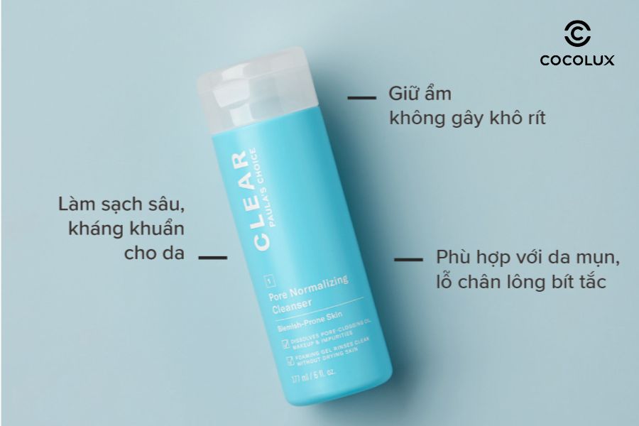 Ưu điểm v&agrave; nhược điểm của Sữa Rửa Mặt&nbsp;Paula's Choice Clear Pore Normalizing Cleanser