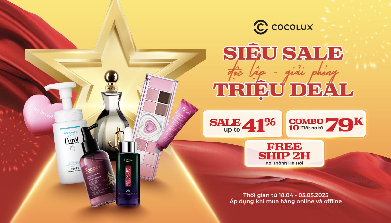 [SIÊU SALE COCOLUX] SALE ĐỘC LẬP - GIẢI PHÓNG TRIỆU DEAL