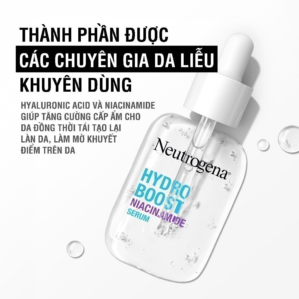 Serum Neutrogena Hydroboost Niacinamide Dưỡng Ẩm Đều Màu Da 30ml