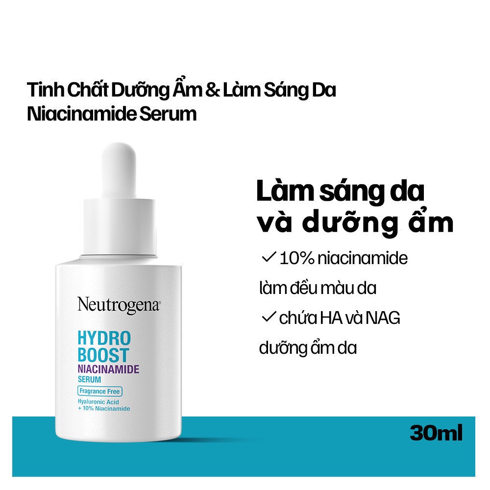 Serum Neutrogena Hydroboost Niacinamide Dưỡng Ẩm Đều Màu Da 30ml