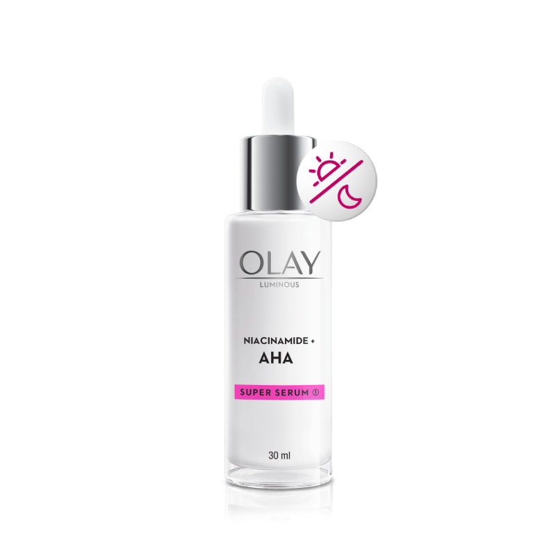 Serum Olay Luminous Niacinamide AHA Dưỡng Sáng Da Mờ Thâm Mụn 30ml