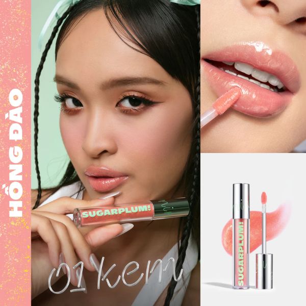 Son Bóng Sugarplum MintyIce Sparking Gloss 3.7g Màu 01