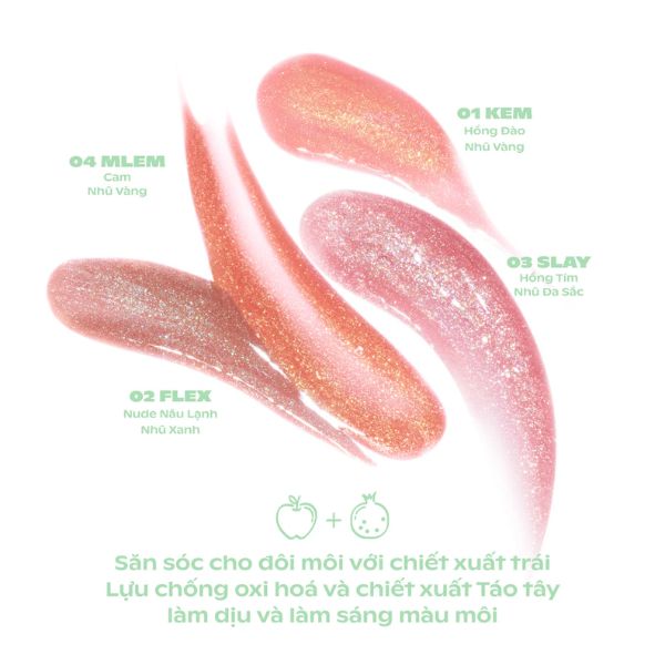 Son Bóng Sugarplum MintyIce Sparking Gloss 3.7g Màu 01