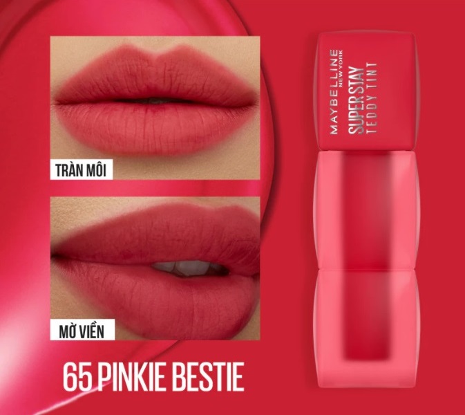 Son Kem Maybelline Superstay Teddy Tint 65 PinkieBesti