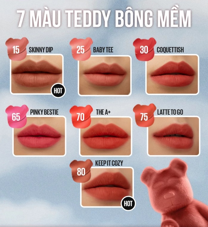 Son Kem Maybelline Superstay Teddy Tint 70 The A+