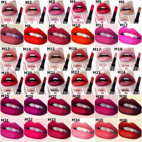 Son Thỏi City Color Be Matte Lipstick M22 2.9g