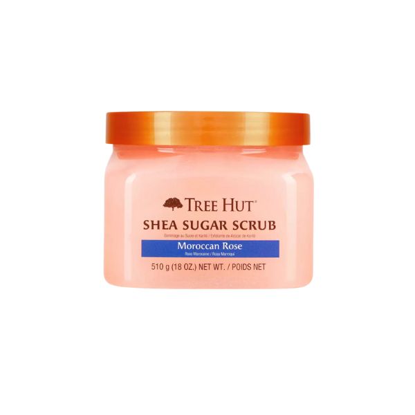 Tẩy Tế Bào Chết Body Tree Hut Shea Sugar Scrub Moroccan Rose 510g