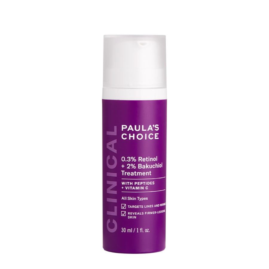 Tinh Chất Paula's Choice 0.3% Retinol + 2% Bakuchiol Treatment Ngăn Ngừa Lão Hóa Da 30ml