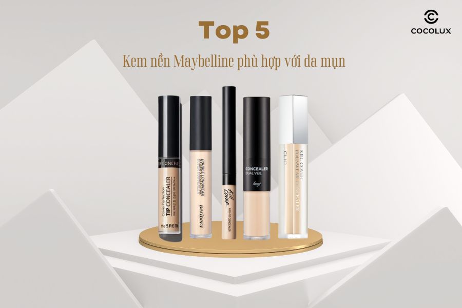 Top 5 kem che khuyết điểm Hàn Quốc được yêu thích nhất hiện nay