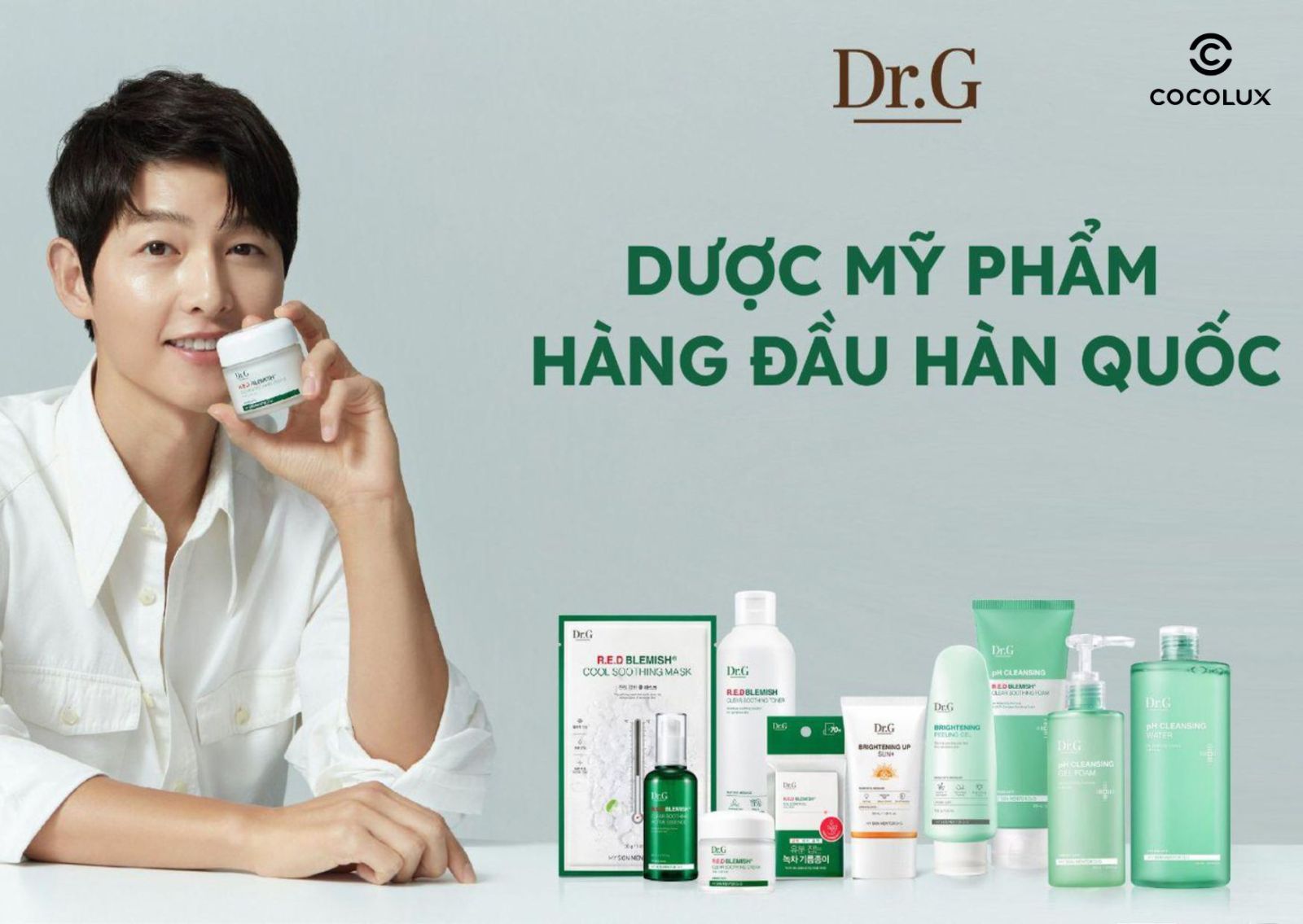 Dr.G nổi tiếng với những sản phẩm dành cho da nhạy cảm