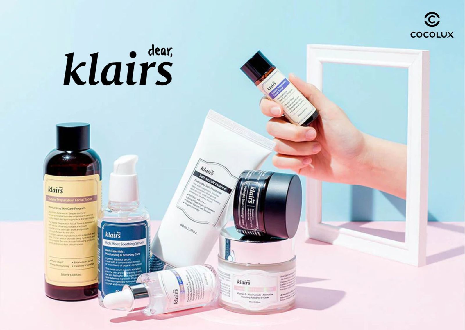 Các sản phẩm của Klairs luôn nằm trong top sản phẩm skincare bán chạy nhất trên thị trường hiện nay