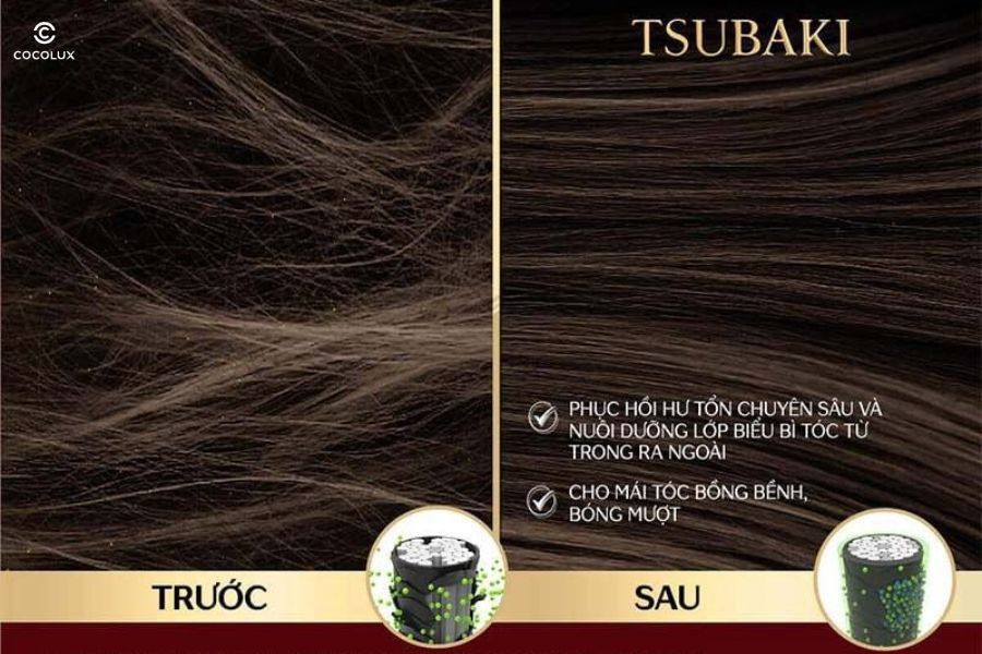 Dầu Gội TSUBAKI Premium Dưỡng Tóc Bóng Mượt 