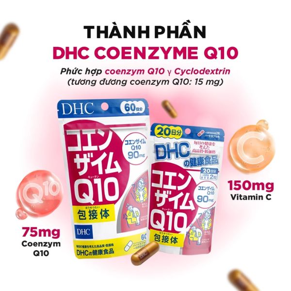 Viên Uống DHC Chống Lão Hóa Da Coenzyme 30 Ngày