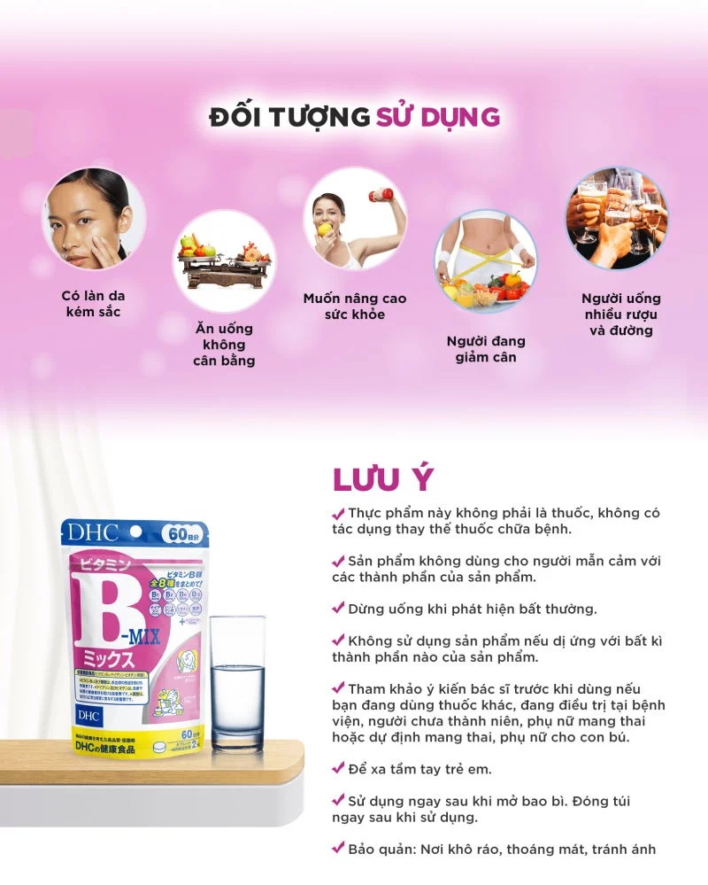 Viên Uống DHC Vitamin B Tổng Hợp 90 Ngày