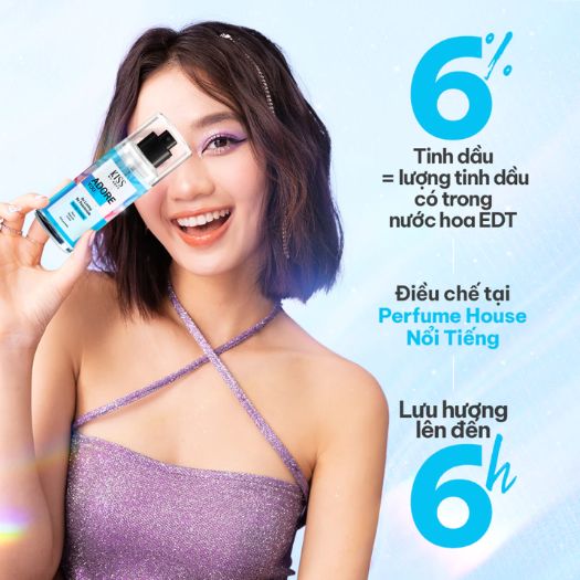 Xịt Thơm Toàn Thân Hương Nước Hoa Kiss My Body Perfume Mist 88ml - Adore You