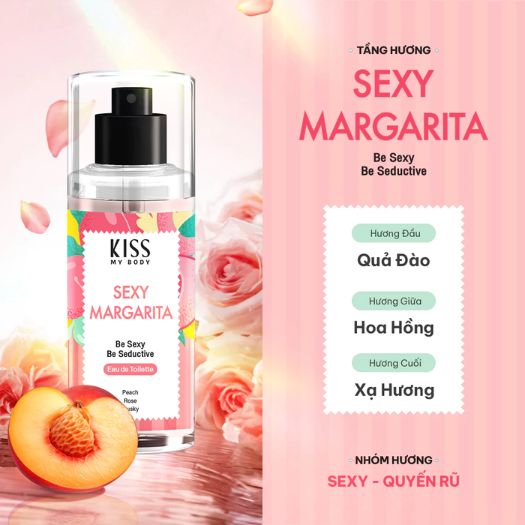 Xịt Thơm Toàn Thân Hương Nước Hoa Kiss My Body Perfume Mist 88ml - Sexy Margarita