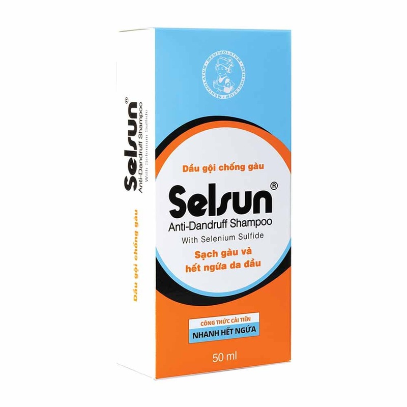 Dầu Gội Selsun Chứa 1% Selenium Sulfide Ngăn Ngừa Gàu & Ngứa 50ml