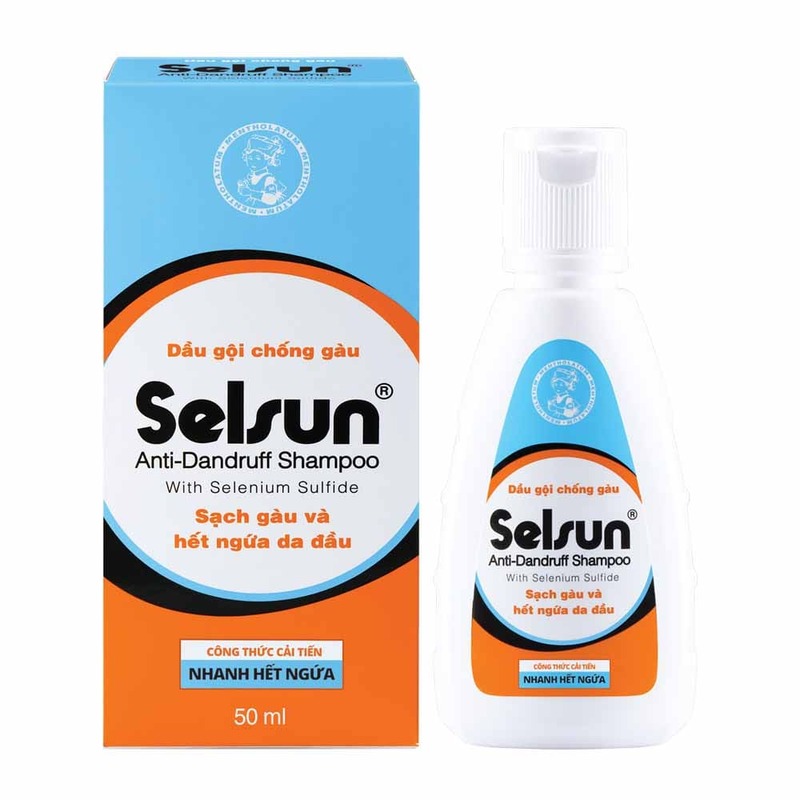 Dầu Gội Selsun Chứa 1% Selenium Sulfide Ngăn Ngừa Gàu & Ngứa 50ml