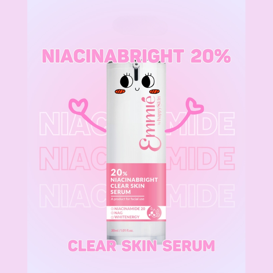 Serum Emmié by Happyskin Niacinabright 20% Clear Skin Serum - Làm Sáng Da Mờ Thâm 30ml