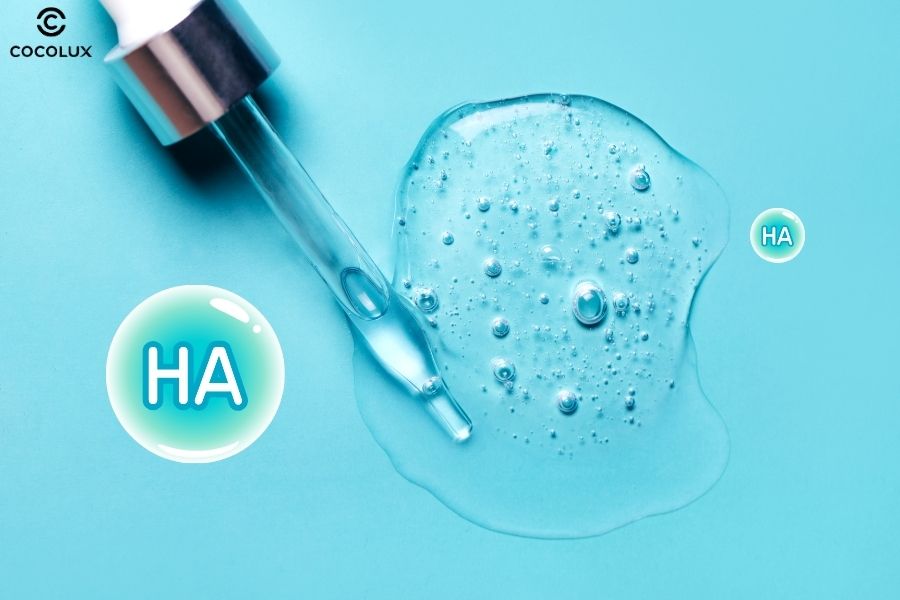 Serum HA chứa c&aacute;c ph&acirc;n tử HA c&oacute; k&iacute;ch thước kh&aacute;c nhau, cho ph&eacute;p ch&uacute;ng thẩm thấu v&agrave;o c&aacute;c lớp da