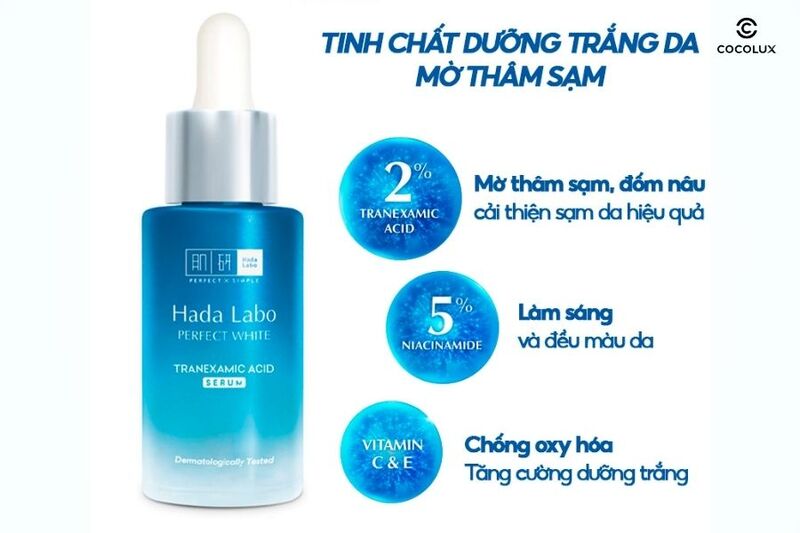 Serum Hada Labo Dưỡng Sáng Da Tối Ưu 30ml có nhiều công dụng nổi bật