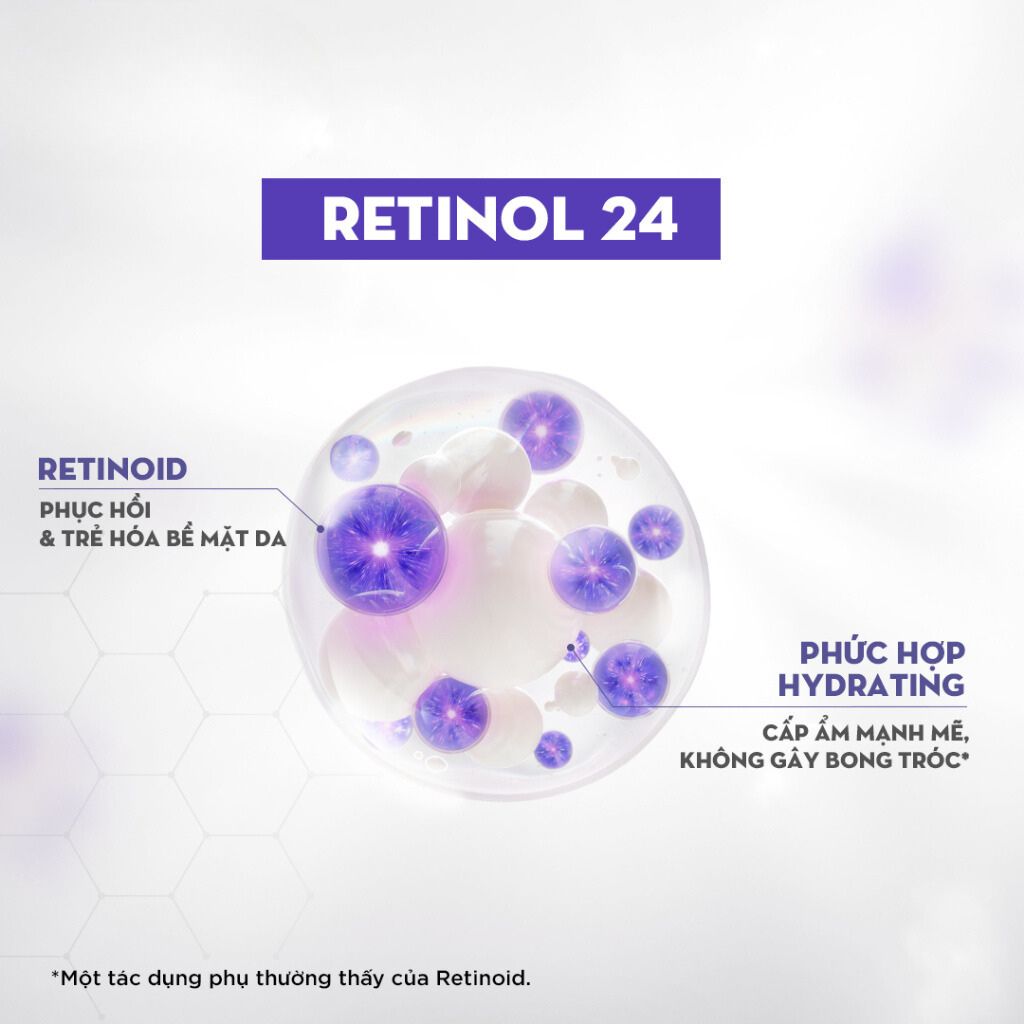 Serum Olay Retinol 24 Giúp Trẻ Hóa Da & Mờ Nếp Nhăn 30ml