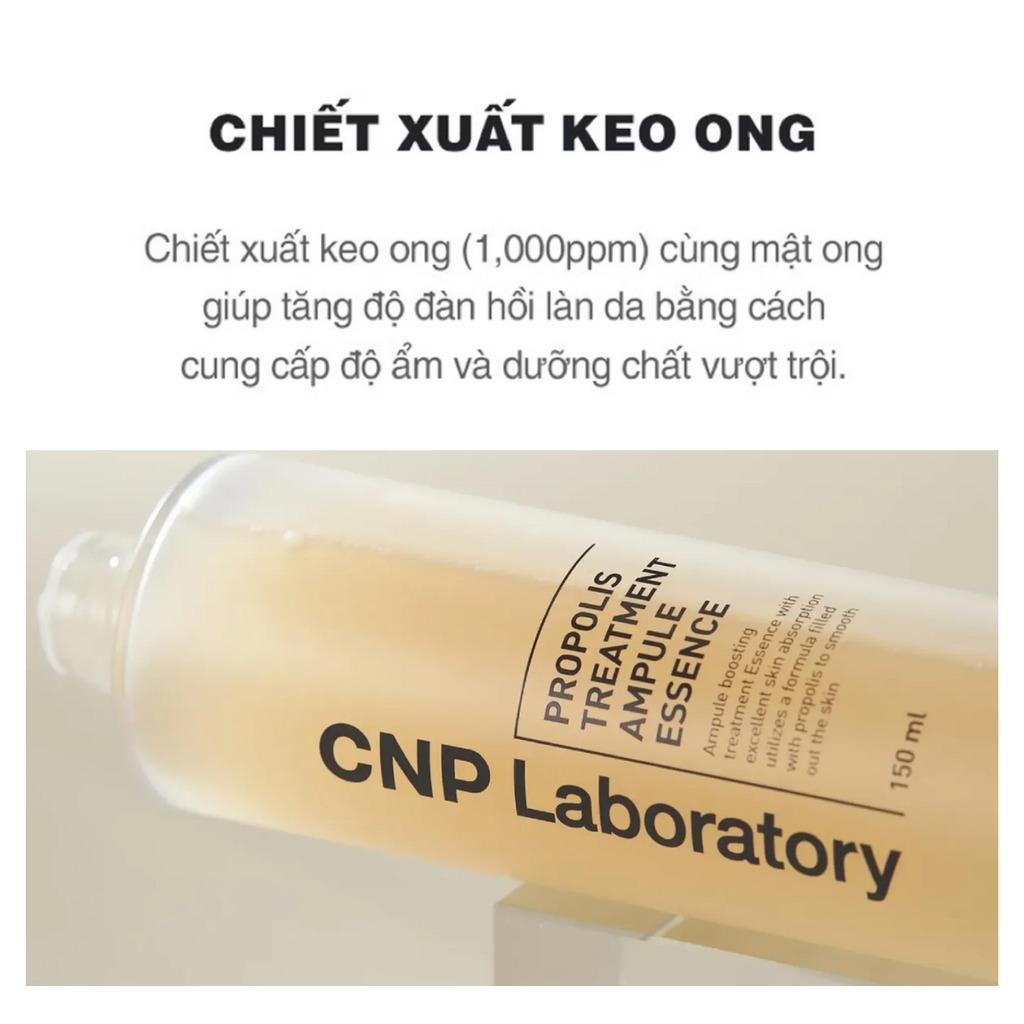 Thành phần của Set Nước Thần Keo Ong Phục Hồi Da CNP Laboratory Treatment Ampoule Essence (100ml + 150ml) 