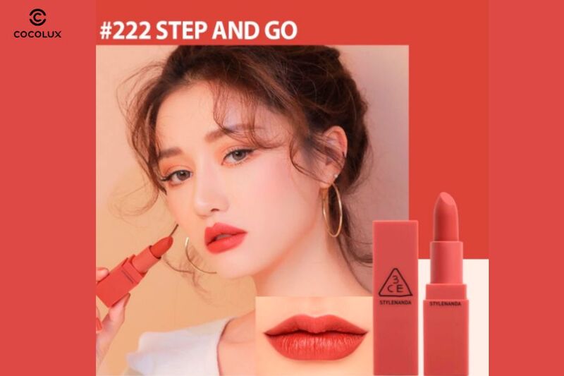 Son 3CE Mood Recipe Matte Lip Color 222 Step And Go