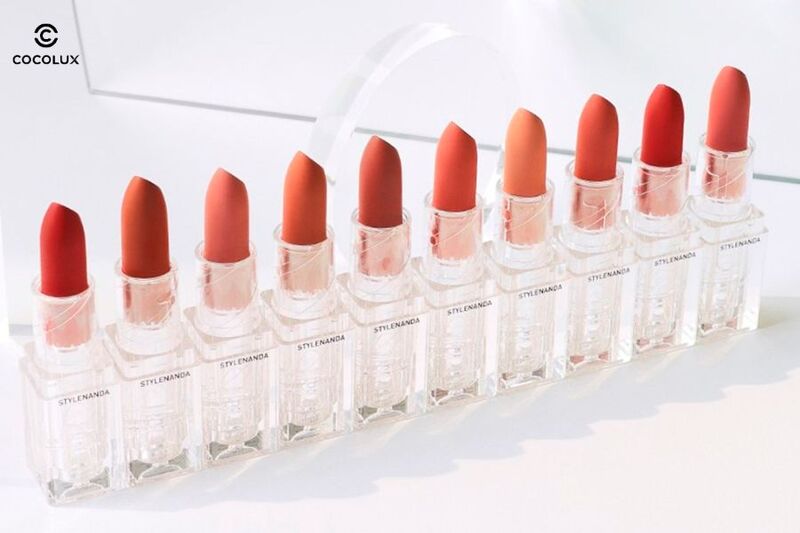 Son 3CE vỏ trong Soft Matte Lipstick Clear Layer Edition