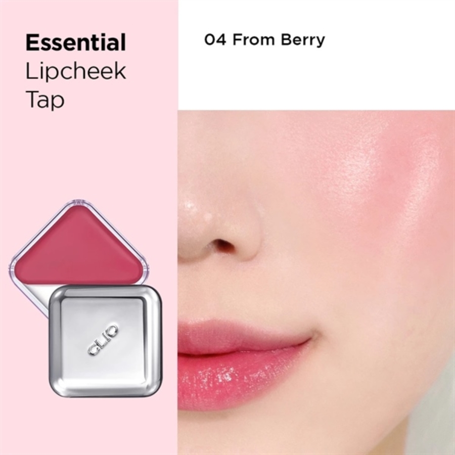 Mô tả Son Bóng Má Hồng Clio Essential Lipcheek 2in1 - 04 From Berry