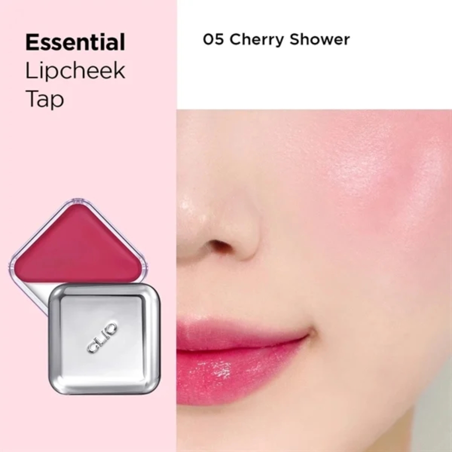 Son Bóng Má Hồng Clio Essential Lipcheek 2in1 - 05 Cherry Shower